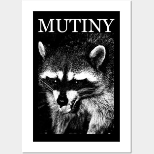 Mutiny Raccoon Posters and Art